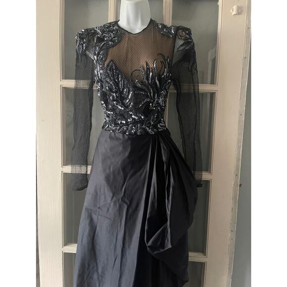 Vintage Paul Louis Orrier Beaded Gown - Picture 3 of 14